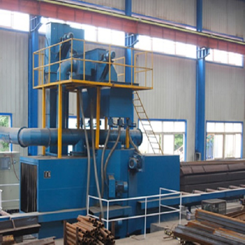 Máquina de chorro de arena automática de alta precisión para equipos de fabricación de estructuras de acero